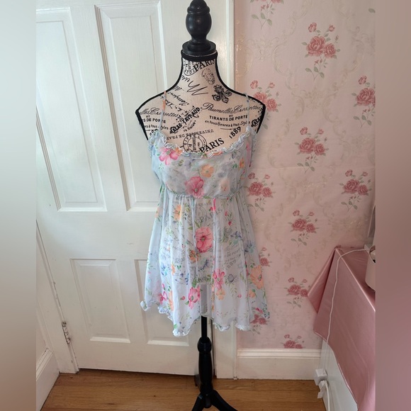 Victoria's Secret Other - 💖VICTORIA’S SECRET Y2K FLORAL BABYDOLL NIGHTIE